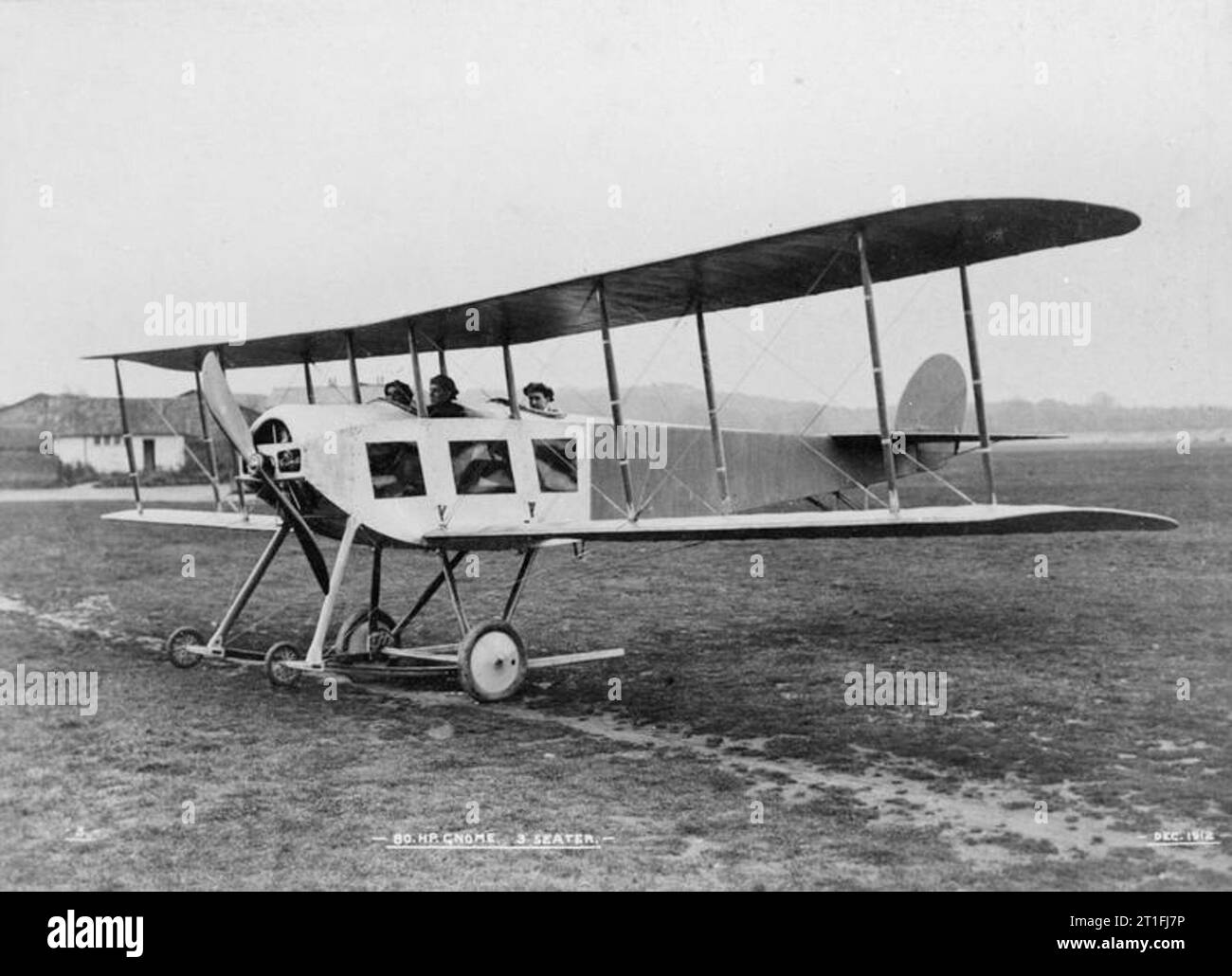 British Aircraft pre-1914 Sopwith trattore tre seat general purpose biplanari a. Foto Stock