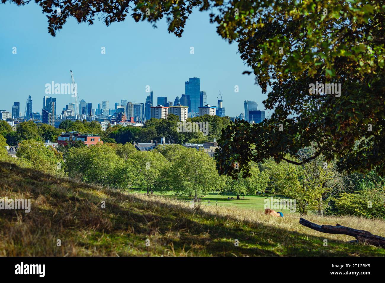 Vista da Primrose Hill, London1 Foto Stock