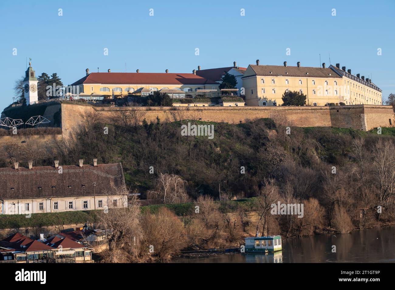 Novi Sad: Fortezza di Petrovaradin. Serbia Foto Stock