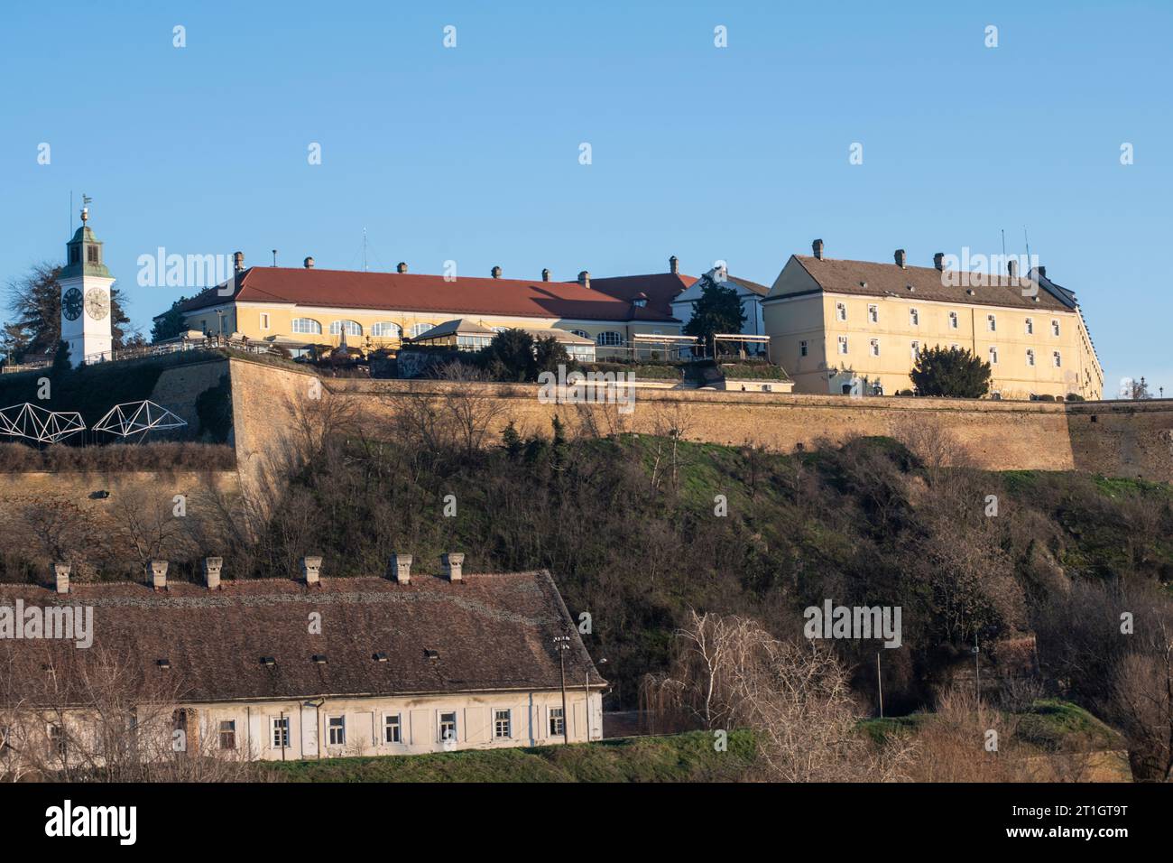 Novi Sad: Fortezza di Petrovaradin. Serbia Foto Stock