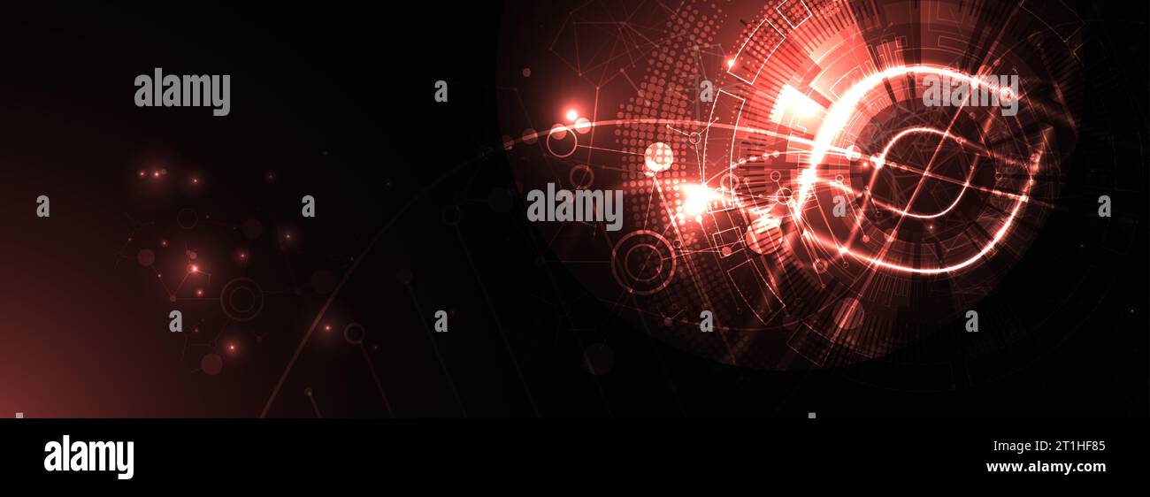 Modello scientifico, sfondo o banner con molecole di DNA. Illustrazione Vettoriale