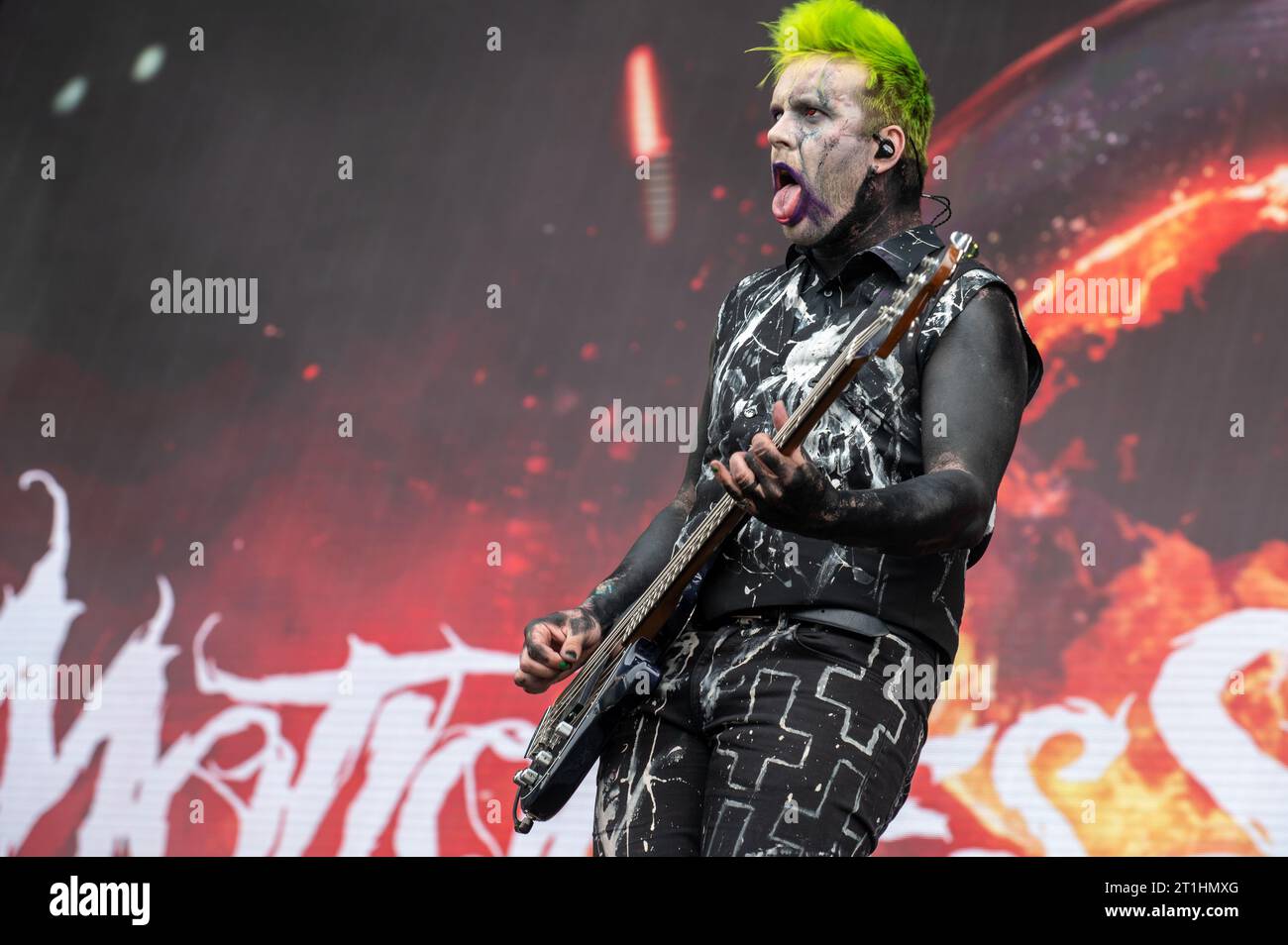 16 giugno 2023: I motionless in White si esibiscono all'Hellfest Open Air festival Foto Stock