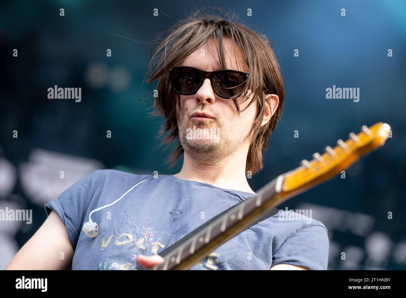 17 giugno 2023: I Porcupine Tree si esibiscono all'Hellfest Open Air Festival Foto Stock