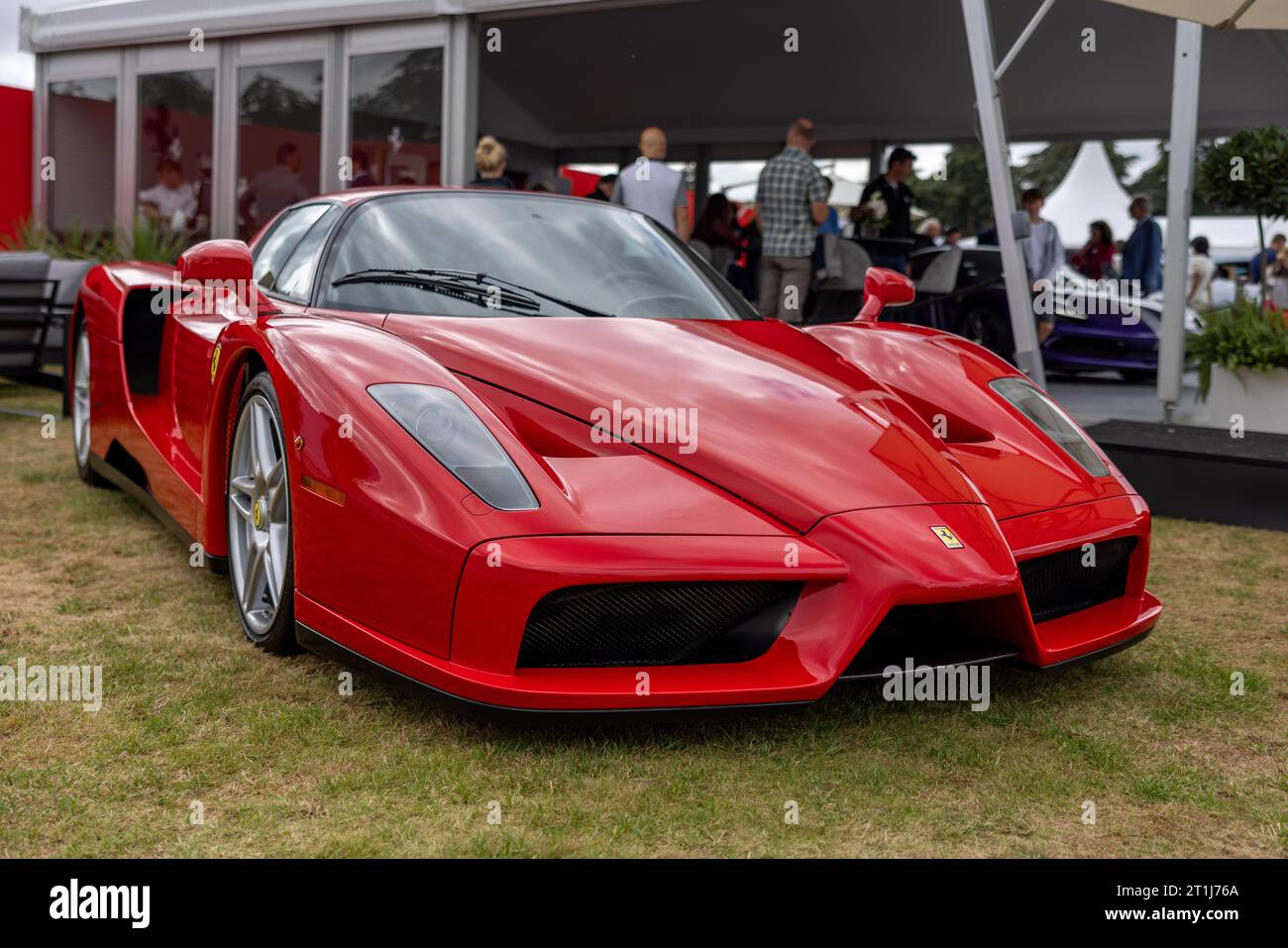 Ferrari Enzo, in mostra al Salone privato Concours d'Elégance che si tiene al Blenheim Palace. Foto Stock