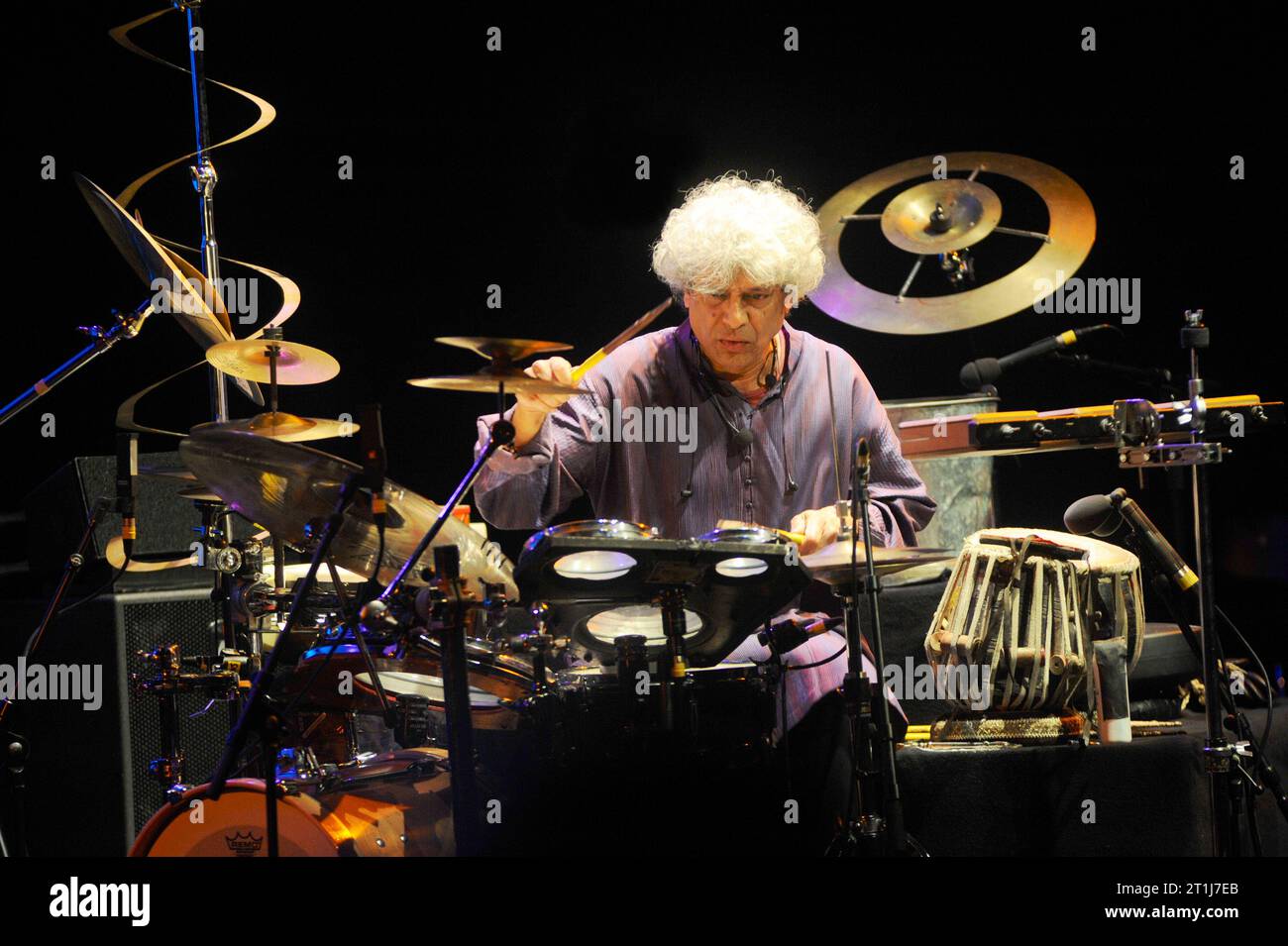 Der indische Perkussionista Trilok Gurtu. Percussionista indiano Trilok Gurtu. Essen NRW DEUDEGERMANYDEUTSCHLANDALLEMAGNE credito: Imago/Alamy Live News Foto Stock