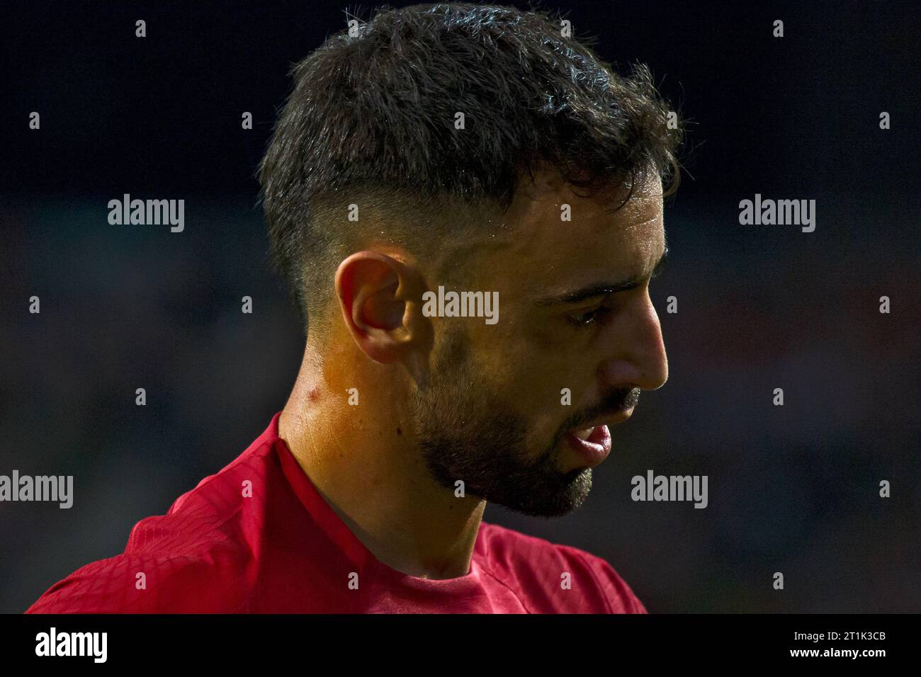 Porto, Portogallo. 13 ottobre 2023. Bruno Fernandes durante la partita di calcio tra Portogallo e Slovacchia del 13 ottobre 2023 allo stadio do Dragao di Porto, Portogallo - foto Jose Salgueiro/SPP (Jose Salgueiro/SPP) in occasione della UEFA Euro 2024, qualificazioni europee, gruppo J, credito: SPP Sport Press Photo. /Alamy Live News Foto Stock