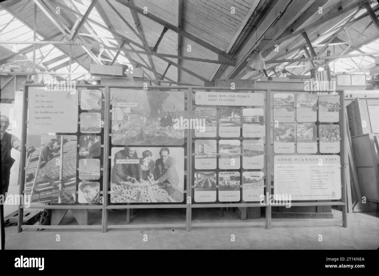 Exhibition panels Foto e Immagini Stock in Bianco e Nero - Alamy