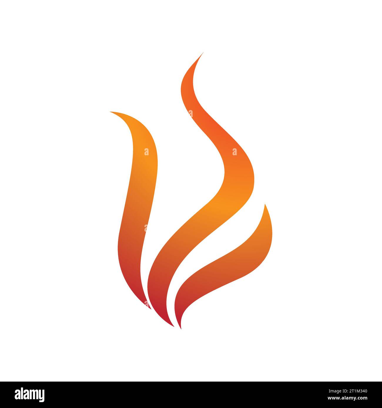 Modello di logo Fire Flame Clipart simbolo icona vettore Illustrazione Vettoriale