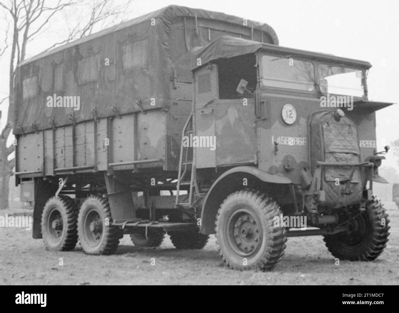 L'Esercito Britannico nel Regno Unito 1939-45 Leyland Retriever di tipo 'H' autocarro. Foto Stock