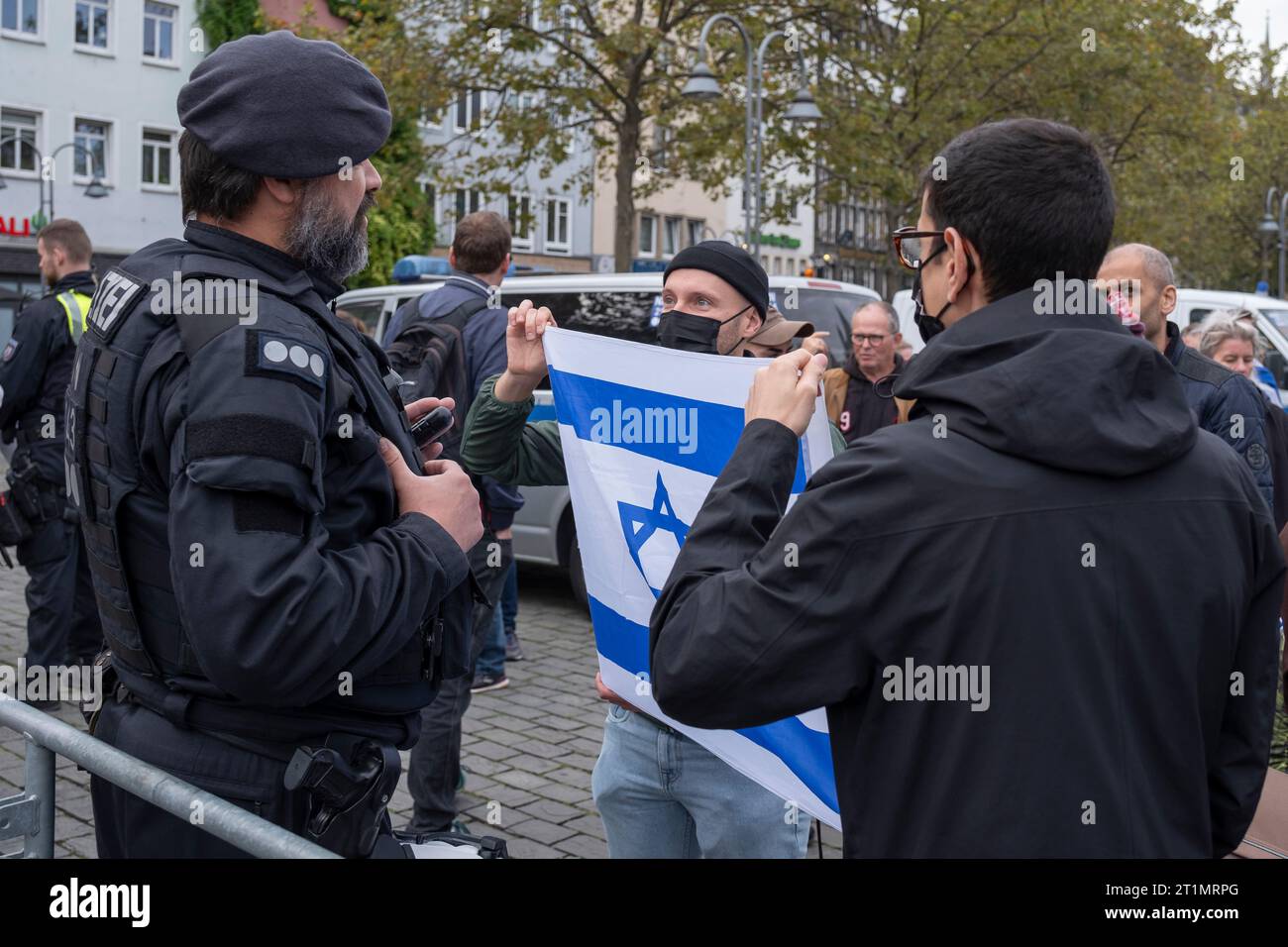 Manifestazione di solidarietà per Israele Foto Stock