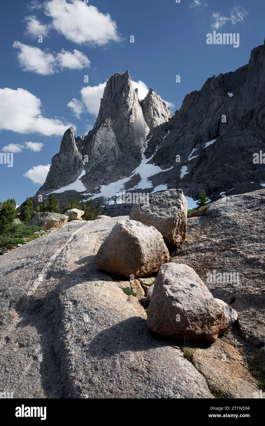 WY05430-00....WYOMING - Cirque of Towers, Popo Agie Wilderness, Shoshone National Forest Foto Stock