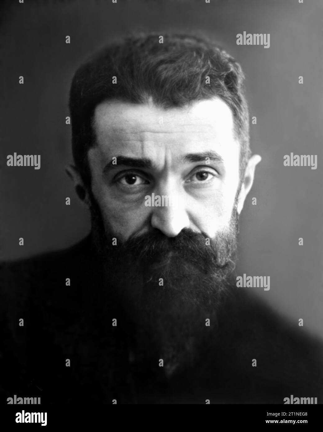 1902 CA , ITALIA : lo scultore italiano LEONARDO BISTOLFI ( 1859 - 1933 ) . Fotografo sconosciuto . - SCULTURA - SCULTURA - SCULTORE - ARTE - ARTE - FOTO STORICHE - STORIA - ITALIA - BARBA -- ARCHIVIO GBB Foto Stock