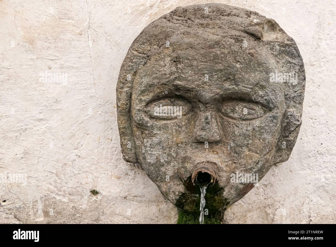Gargoyle sulla facciata di una casa storica, città non storica di Diamantina, Minas Gerais, Brasile Foto Stock