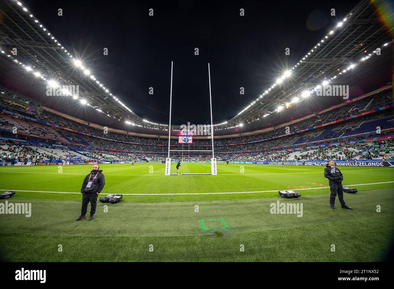 C) Denis TRASFI / MAXPPP - au Stade de France le 07-10-2023 - Quart de finale de la Coupe du monde de rugby homme - Irlande - Nouvelle-Zélande - // M. Foto Stock