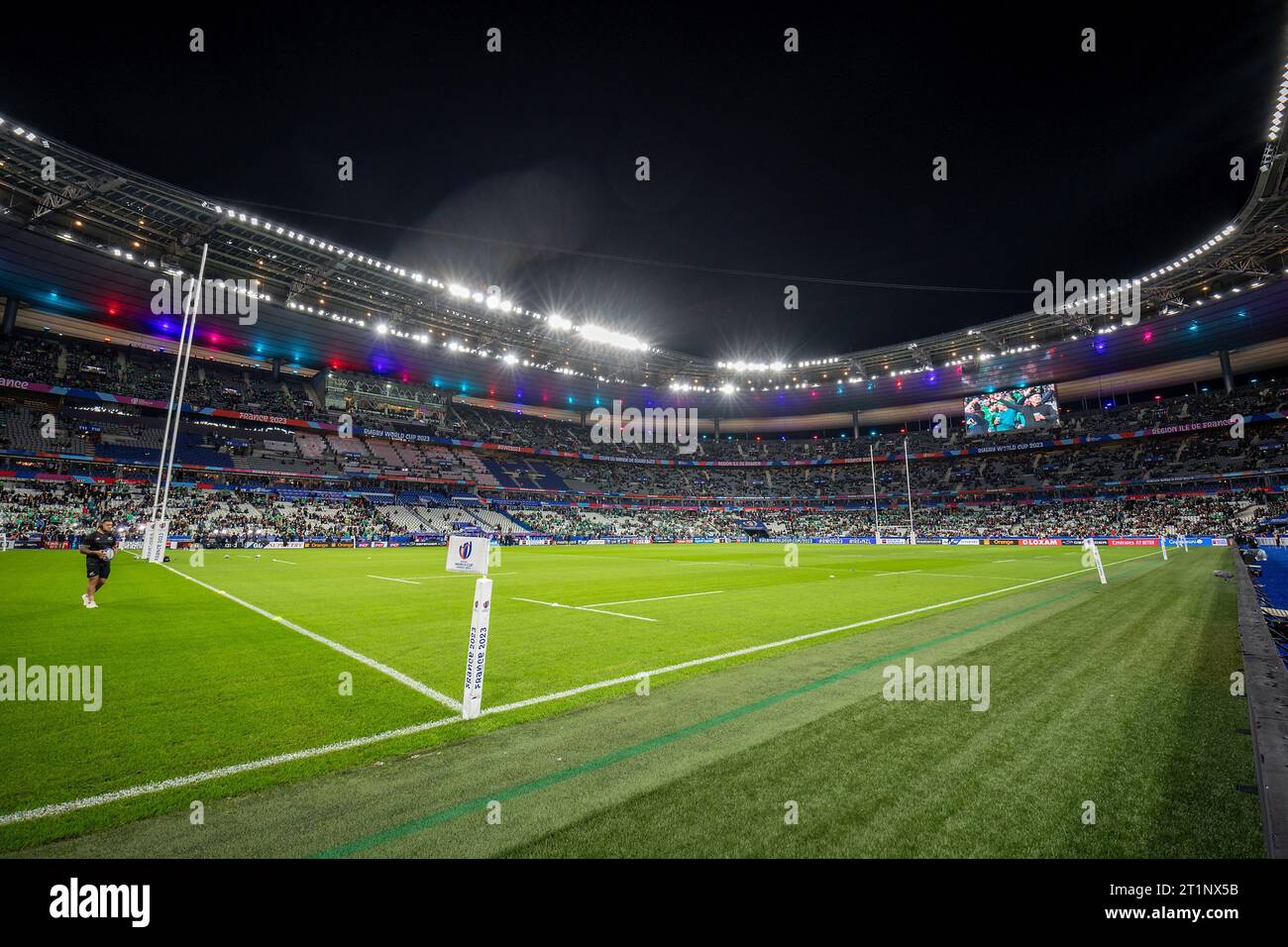 C) Denis TRASFI / MAXPPP - au Stade de France le 07-10-2023 - Quart de finale de la Coupe du monde de rugby homme - Irlande - Nouvelle-Zélande - // M. Foto Stock