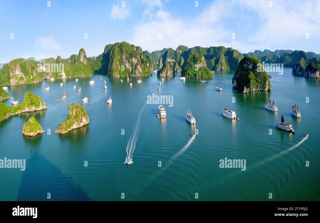 Phong Cảnh Hạ Long - Việt Nam Foto Stock