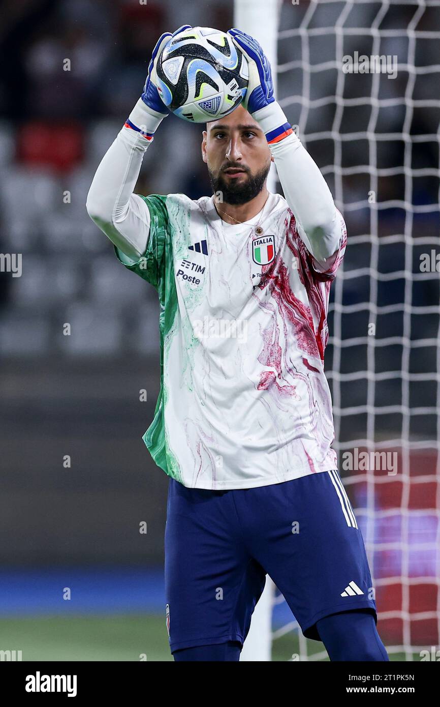 Maglie Calcio Bambino Maglia Portiere Italia #1 Donnarumma Per