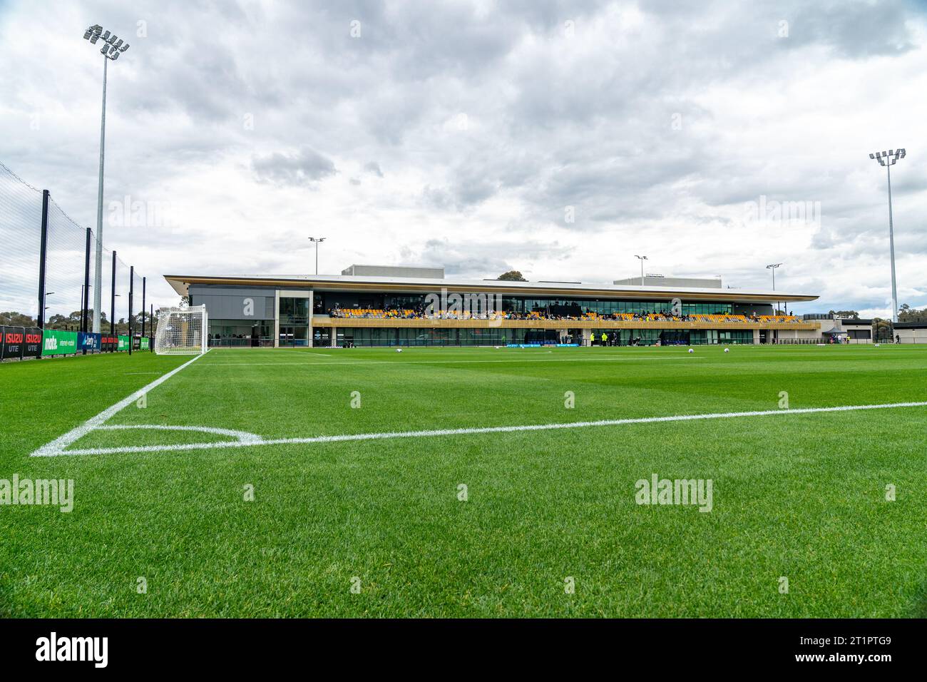 Bundoora, Australia. 15 ottobre 2023. Sede delle Matildas prima dell'inizio del primo round della partita femminile Liberty A-League tra Melbourne Victory e Brisbane Roar. Crediti: James Forrester/Alamy Live News Foto Stock