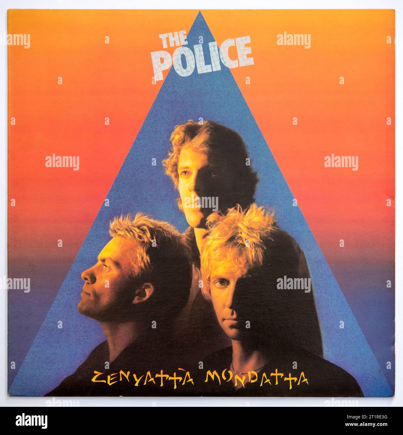 Copertina LP di Zenyatta Mondatta, il terzo album in studio dei Police, pubblicato nel 1980 Foto Stock