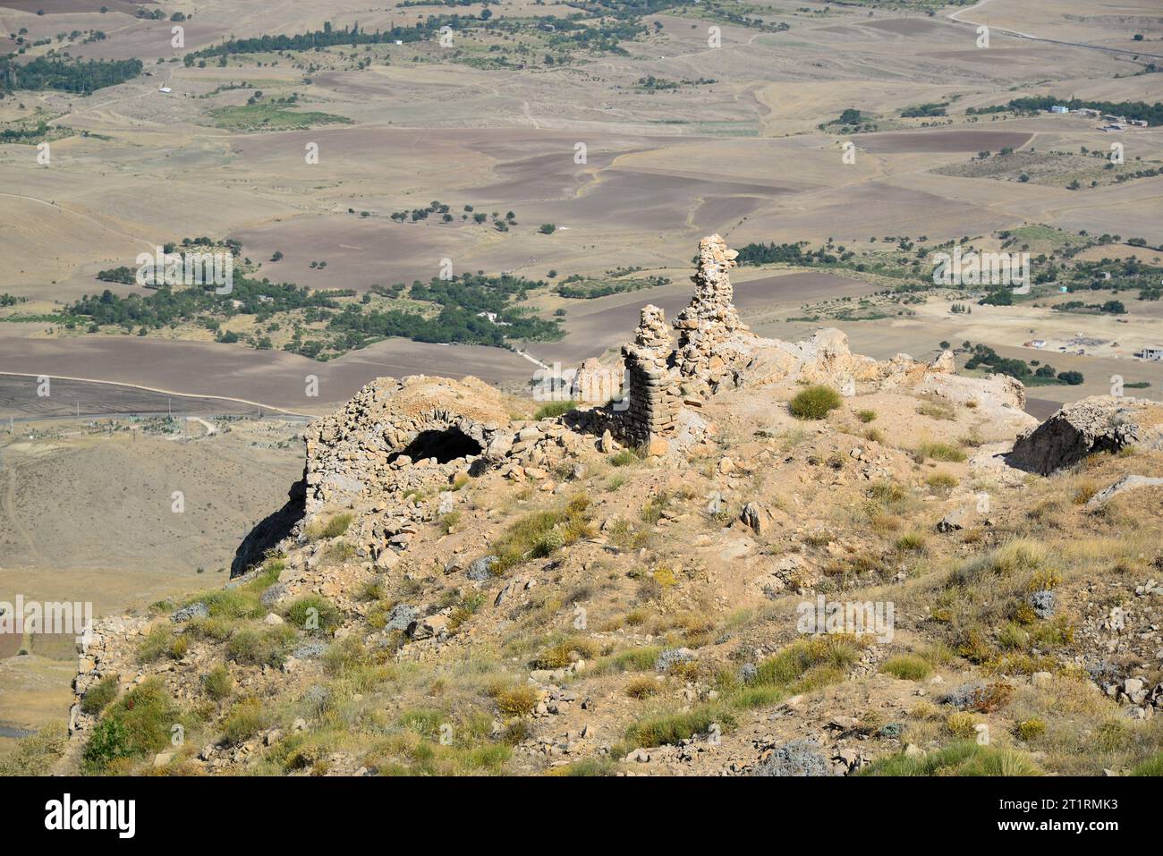 Rovine del monastero della Vergine Maria e insediamento del profeta Zulkuf a Ergani, Turchia. Foto Stock