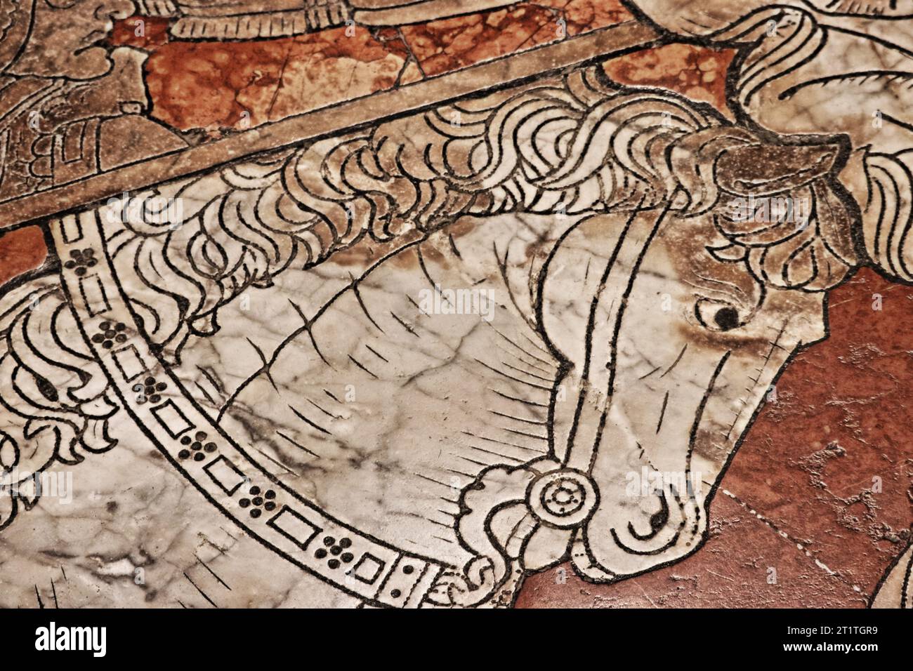 L'interno della Cattedrale di Siena in Toscana, Italia centrale Foto Stock