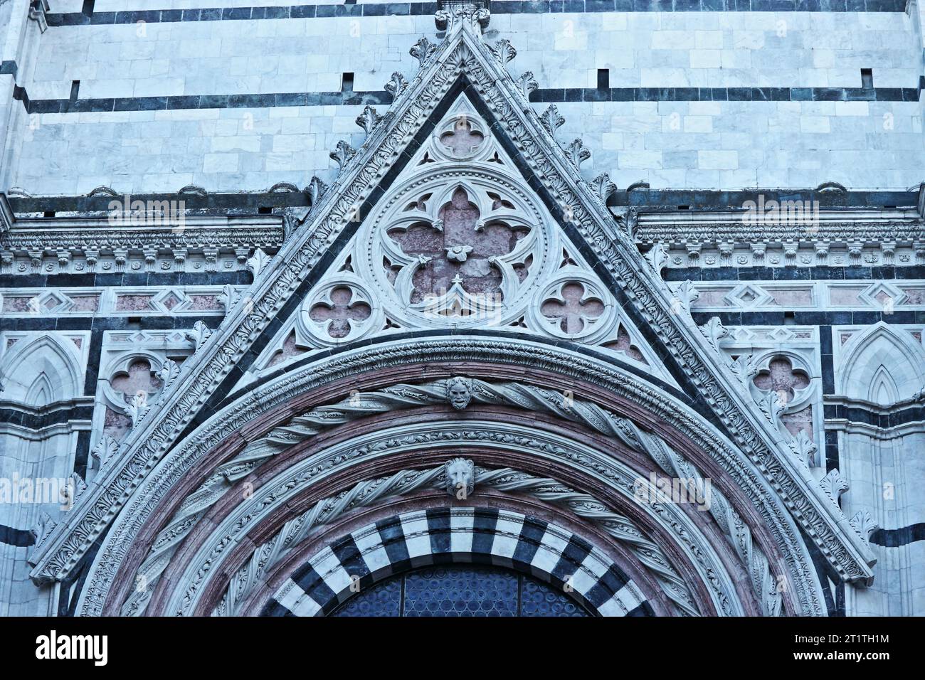 Cattedrale di Siena in Toscana, Italia Foto Stock