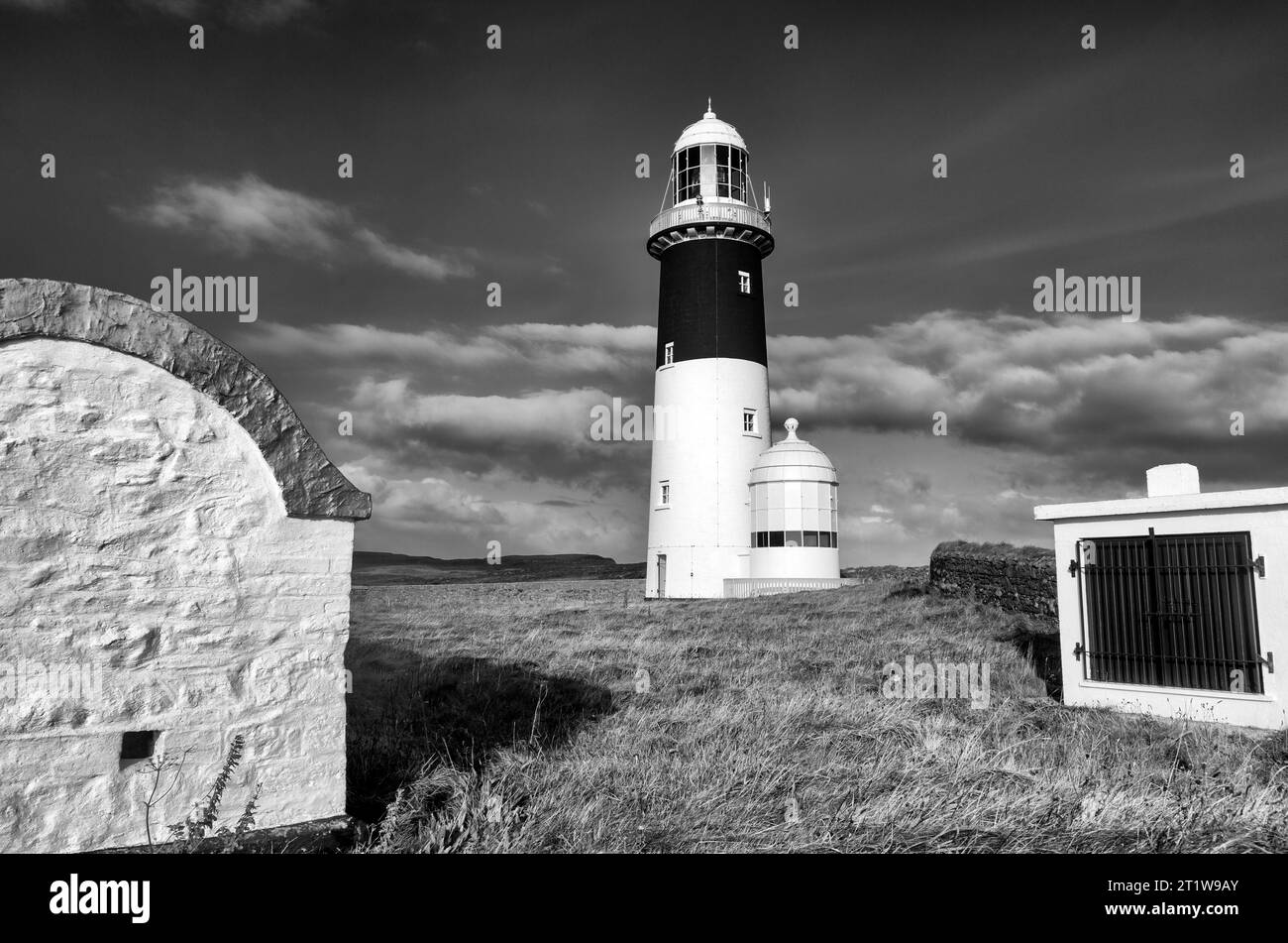 East Lighthouse, Rathlin Island, County Antrim, Irlanda del Nord, Regno Unito Foto Stock