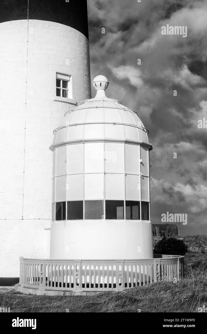 East Lighthouse, Rathlin Island, County Antrim, Irlanda del Nord, Regno Unito Foto Stock