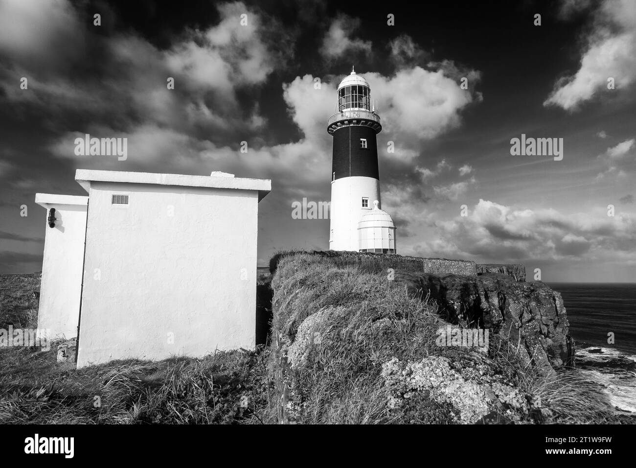 East Lighthouse, Rathlin Island, County Antrim, Irlanda del Nord, Regno Unito Foto Stock