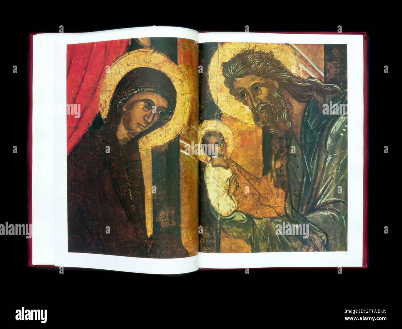 ICONA DI PSKOV XIII - XVI secoli di M. Alpatov pubblicata per la prima volta nel 1991 in Russia. Foto Stock