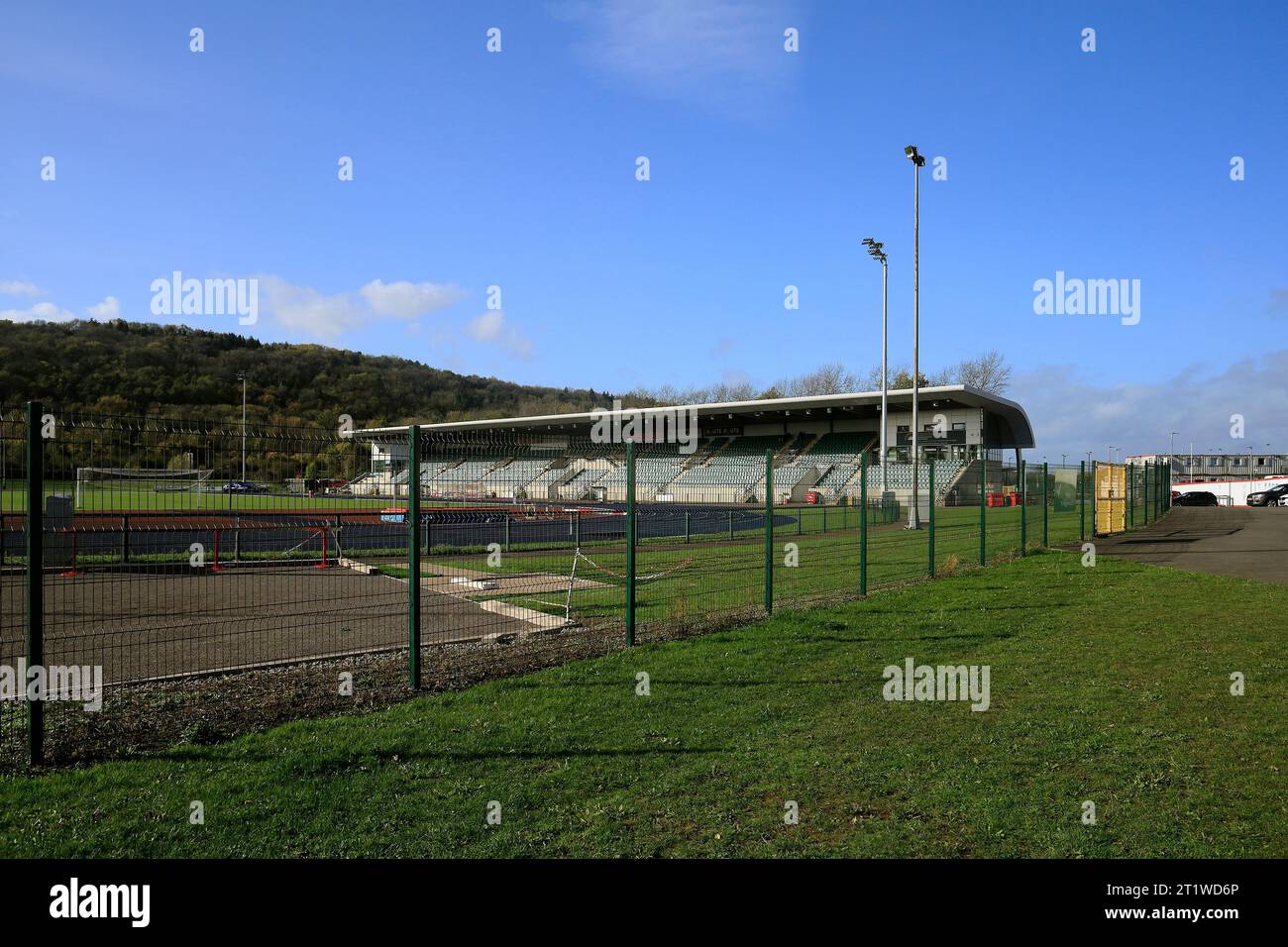 Cardiff International Sports Campus. Leckwith Athletic Stadium, Cardiff. Galles del Sud, 2023 Foto Stock