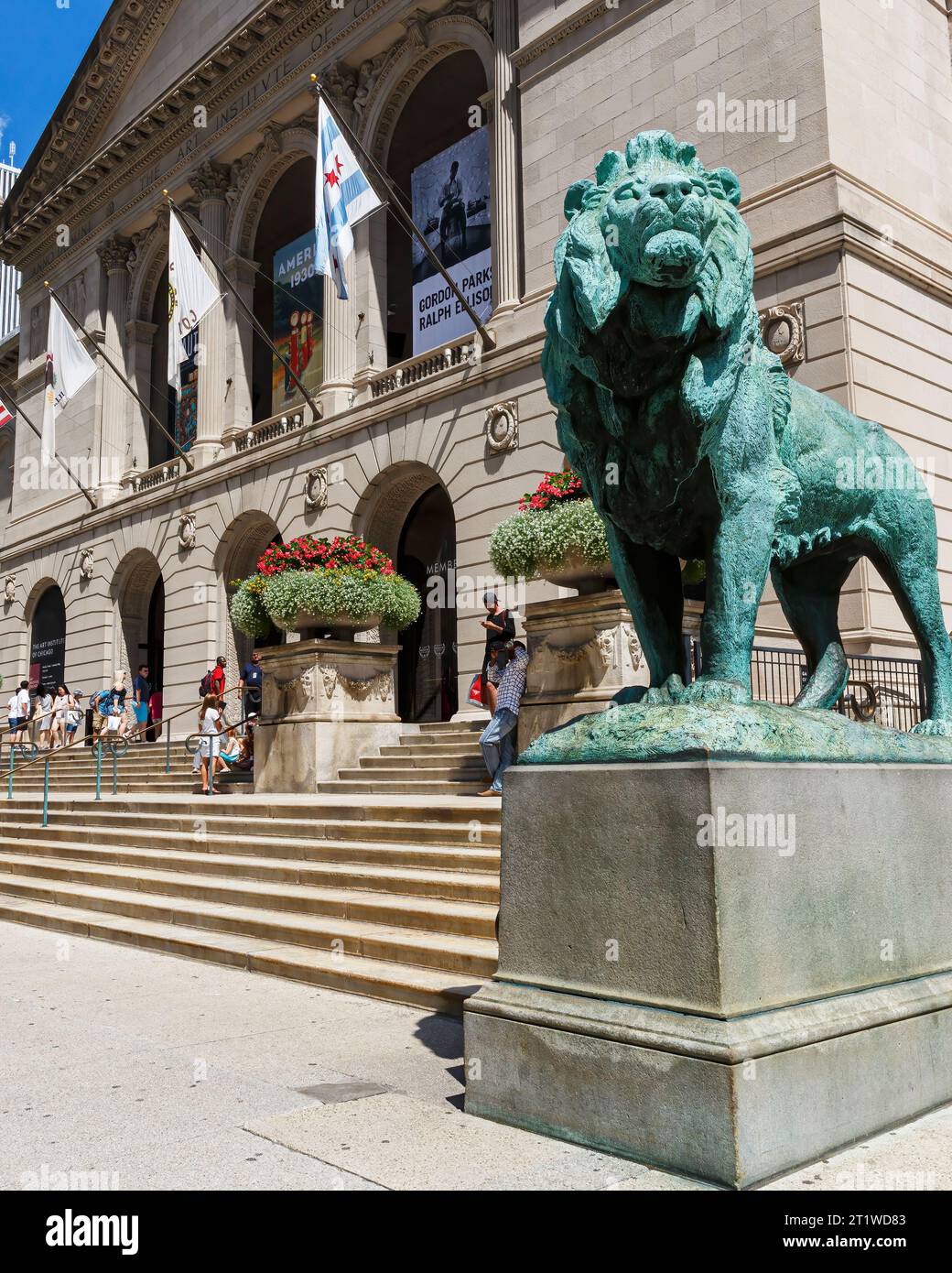 Art Institute of Chicago, Chicago, Illinois, USA Foto Stock