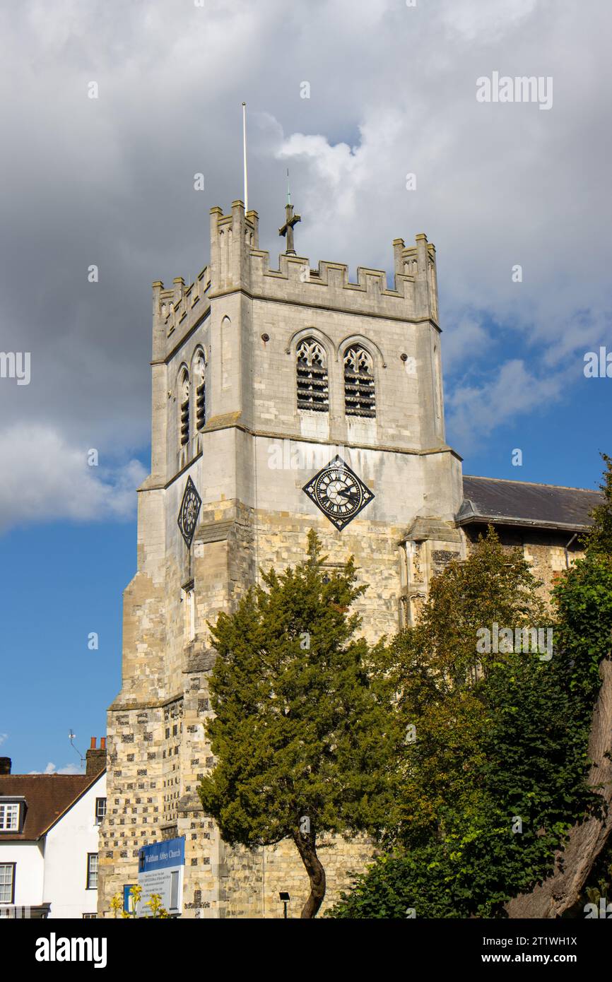 Waltham Abbey nell'Hertfordshire, Regno Unito Foto Stock