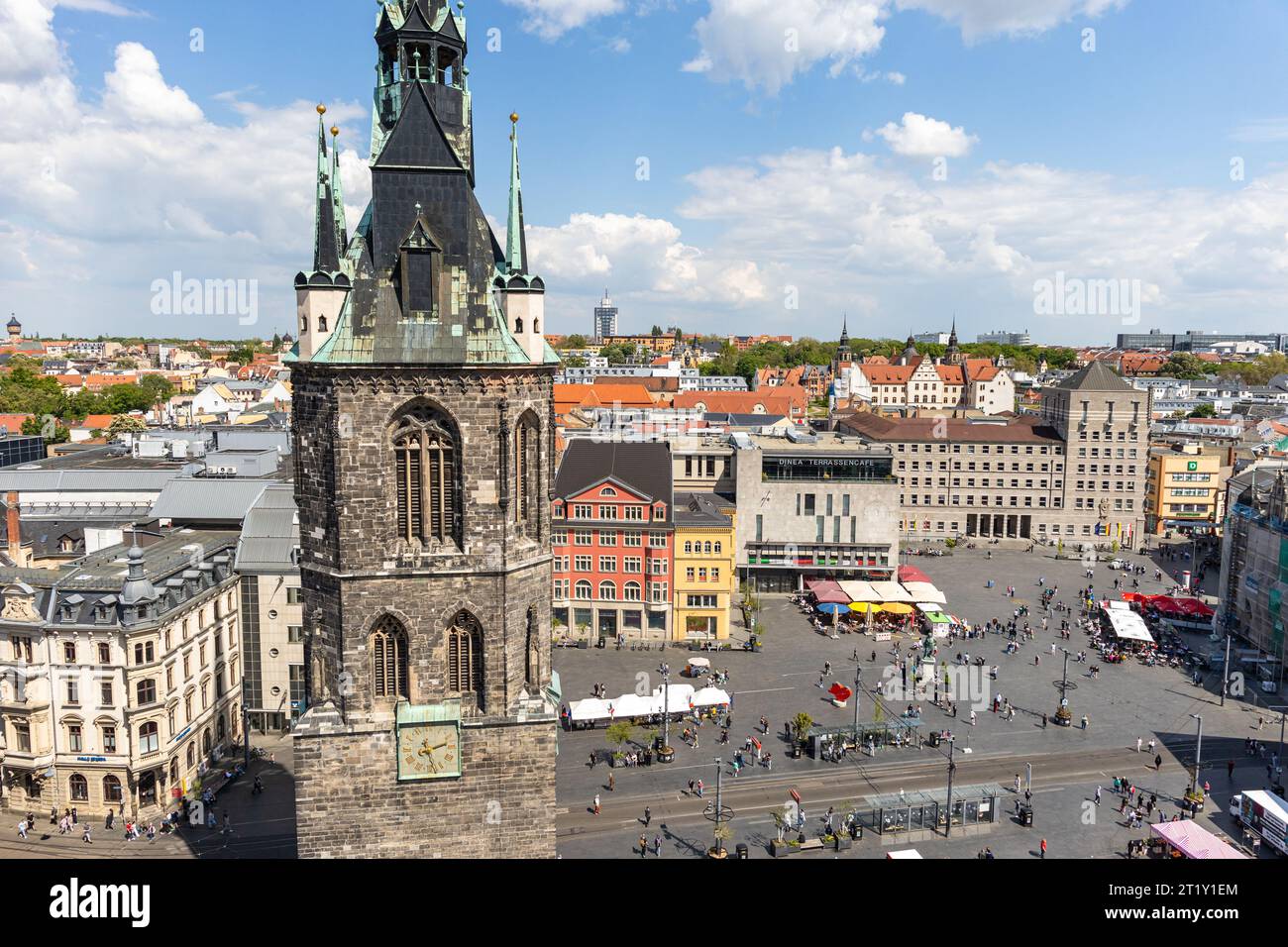 Bilder aus Halle Saale Foto Stock