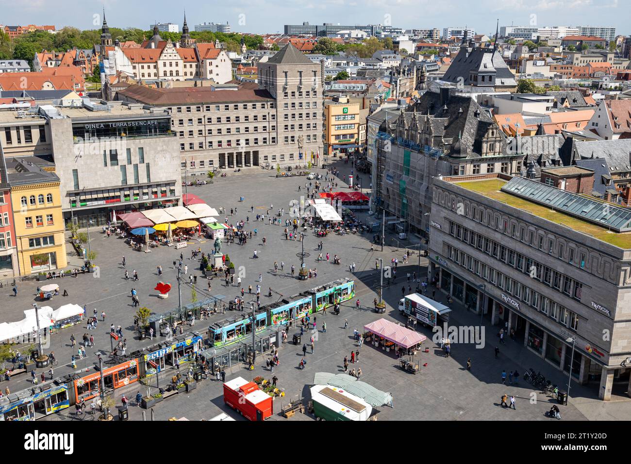 Bilder aus Halle Saale Foto Stock
