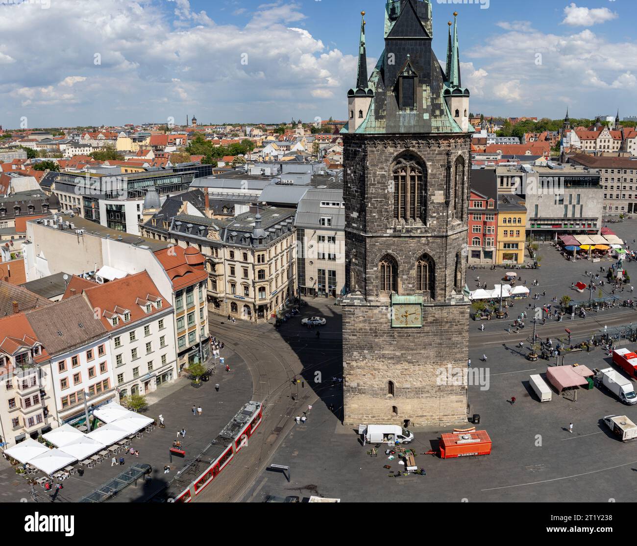 Bilder aus Halle Saale Foto Stock