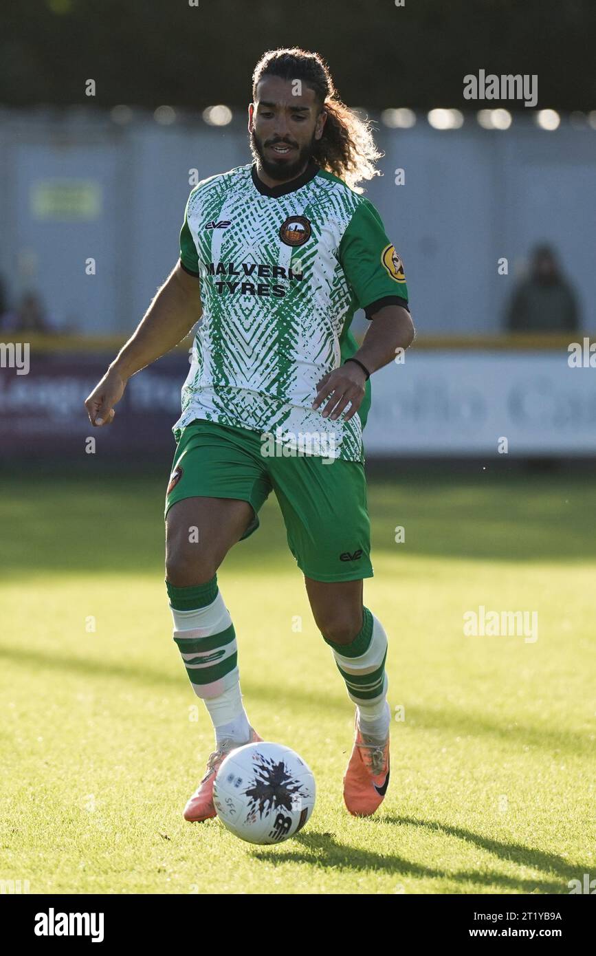 Southport contro Gloucester City 14 ottobre 2023 Big Help Stadium .Southport. Vanarama National League North. In azione per Southport foto di Alan Edwards per f2images Foto Stock