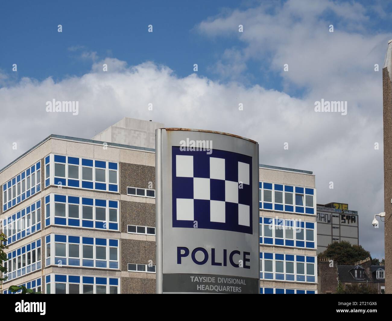 DUNDEE, Regno Unito - 12 SETTEMBRE 2023: Quartier generale della divisione Police Scotland Tayside Foto Stock