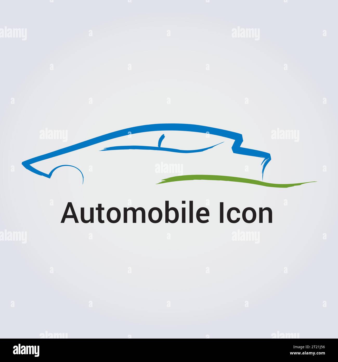 Auto icona veicolo Illustrazione disegno vettore - silhouette dinamica - isolato - Design moderno Illustrazione Vettoriale