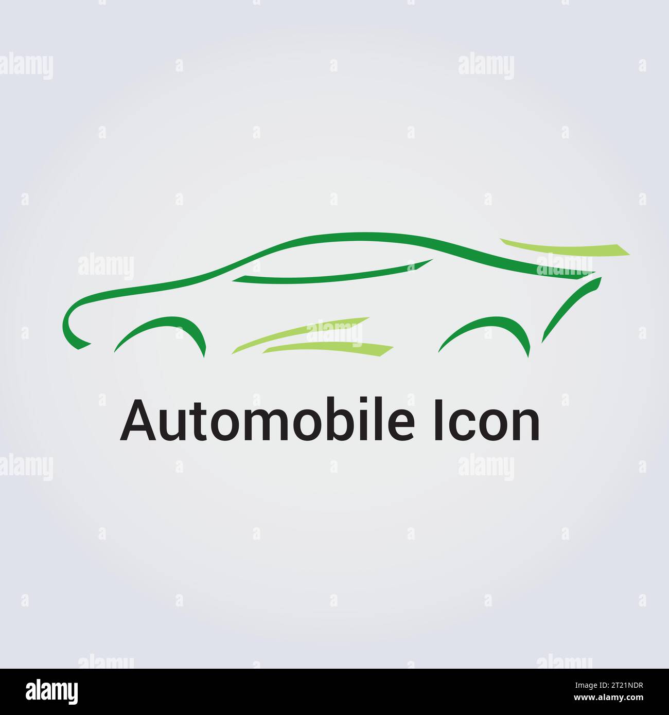 Auto icona veicolo Illustrazione disegno vettore - silhouette dinamica - isolato - Design moderno Illustrazione Vettoriale