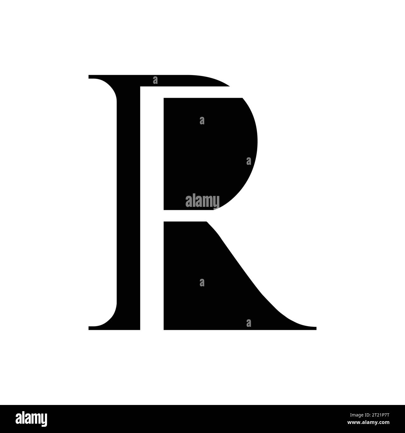 Logo RF FR, monogramma RF FR, logo RF FR iniziale, logo RF RF RF in lettere astratte, icona, vettore Illustrazione Vettoriale