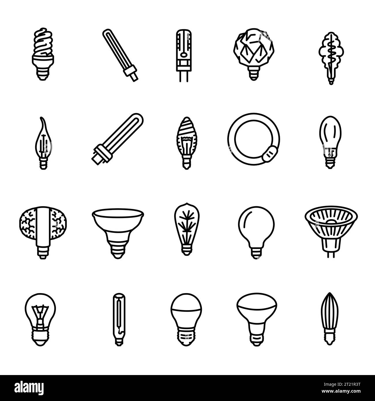 Icone di linea nera grumi set. Pittogrammi per pagina Web, app mobile, promo. Illustrazione Vettoriale