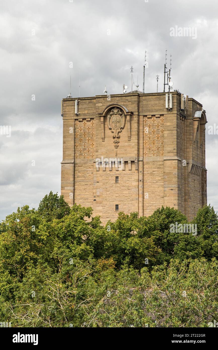La Westgate Water Tower, elencata di grado II, fu costruita nel 1911 nella città di Lincoln, Lincolnshire, Inghilterra. Foto Stock