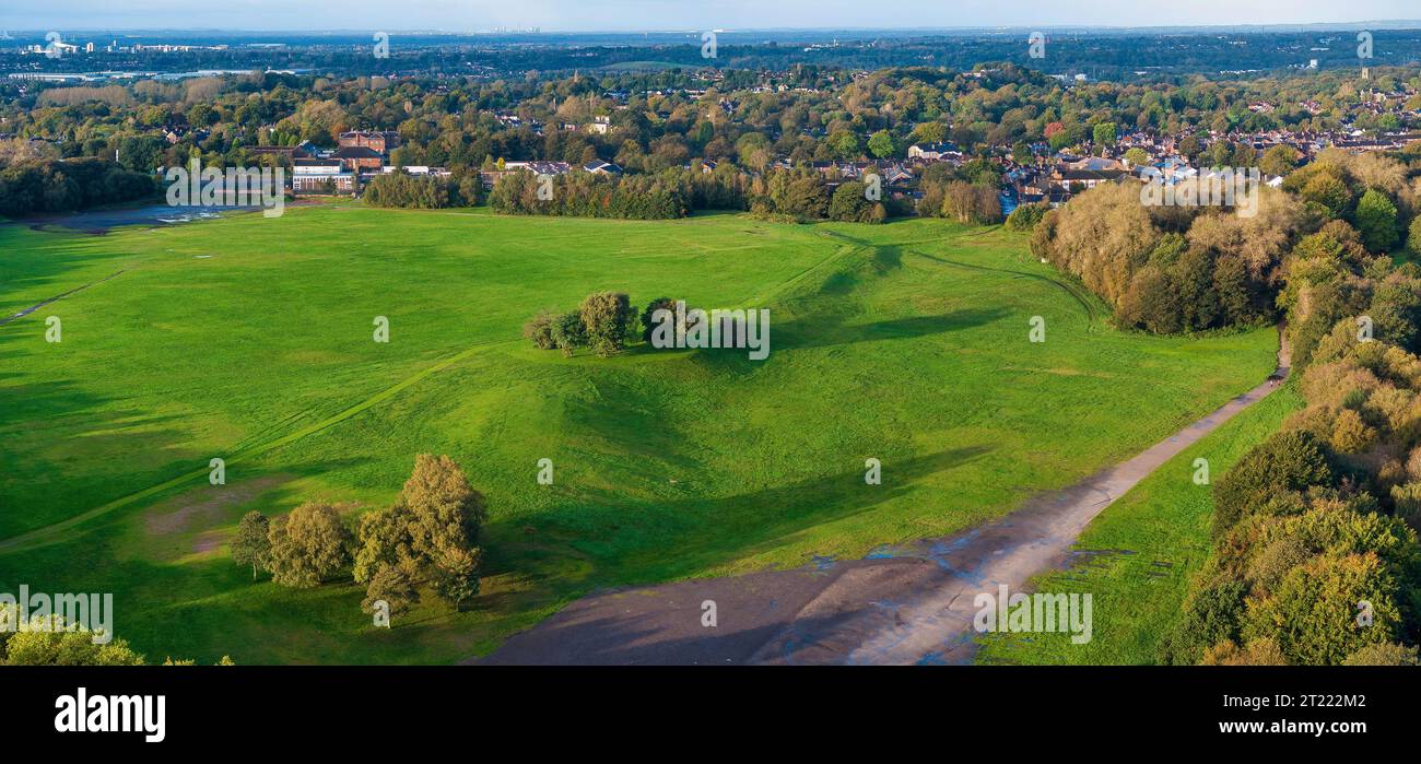 Prestwich e Heaton Park in autunno Foto Stock