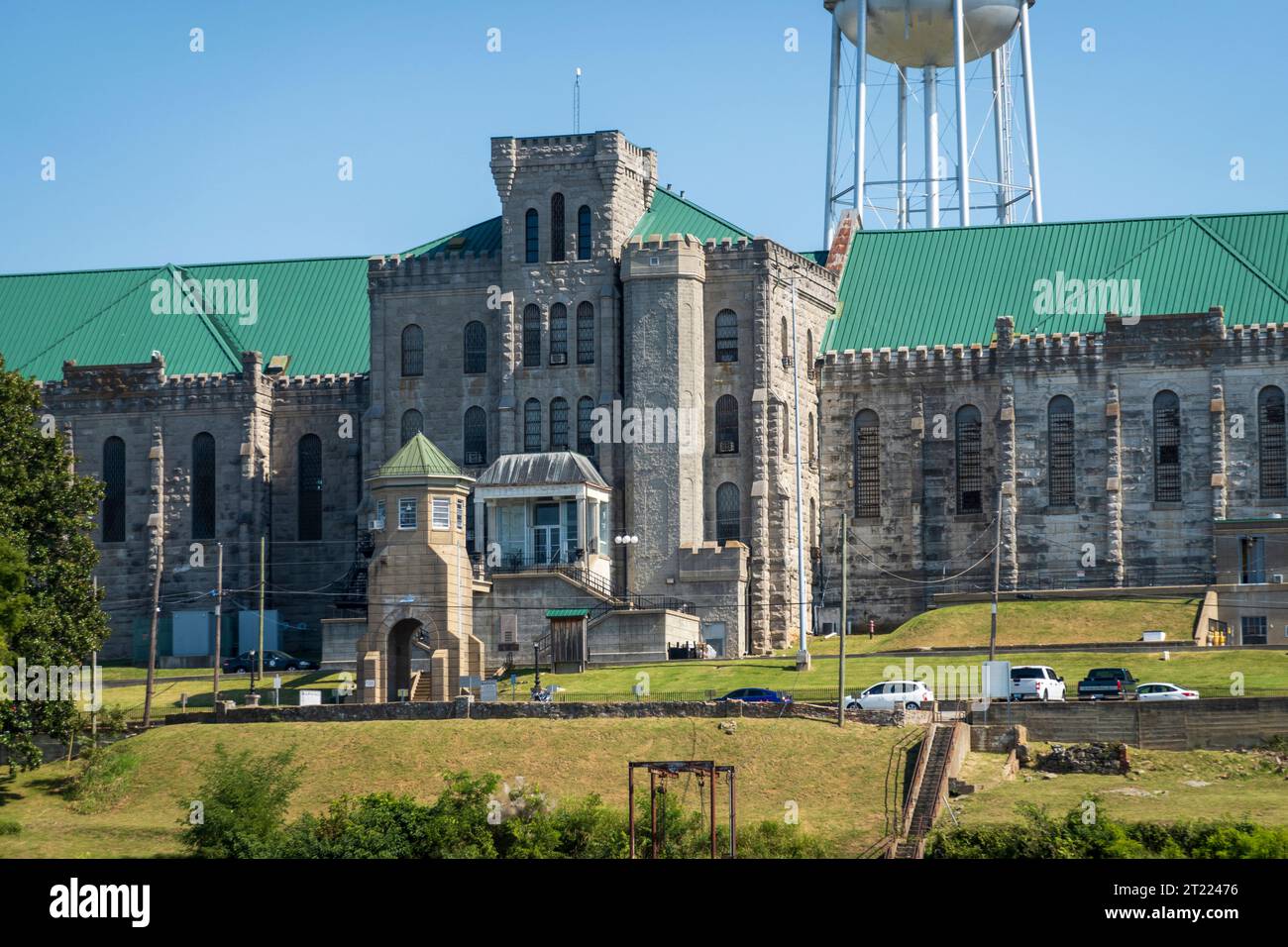 Penitenziario di stato del Kentucky, Eddyville, Kentucky. Conosciuto anche come il Castello sul Cumberland, è una prigione di massima sicurezza e supermax. Foto Stock