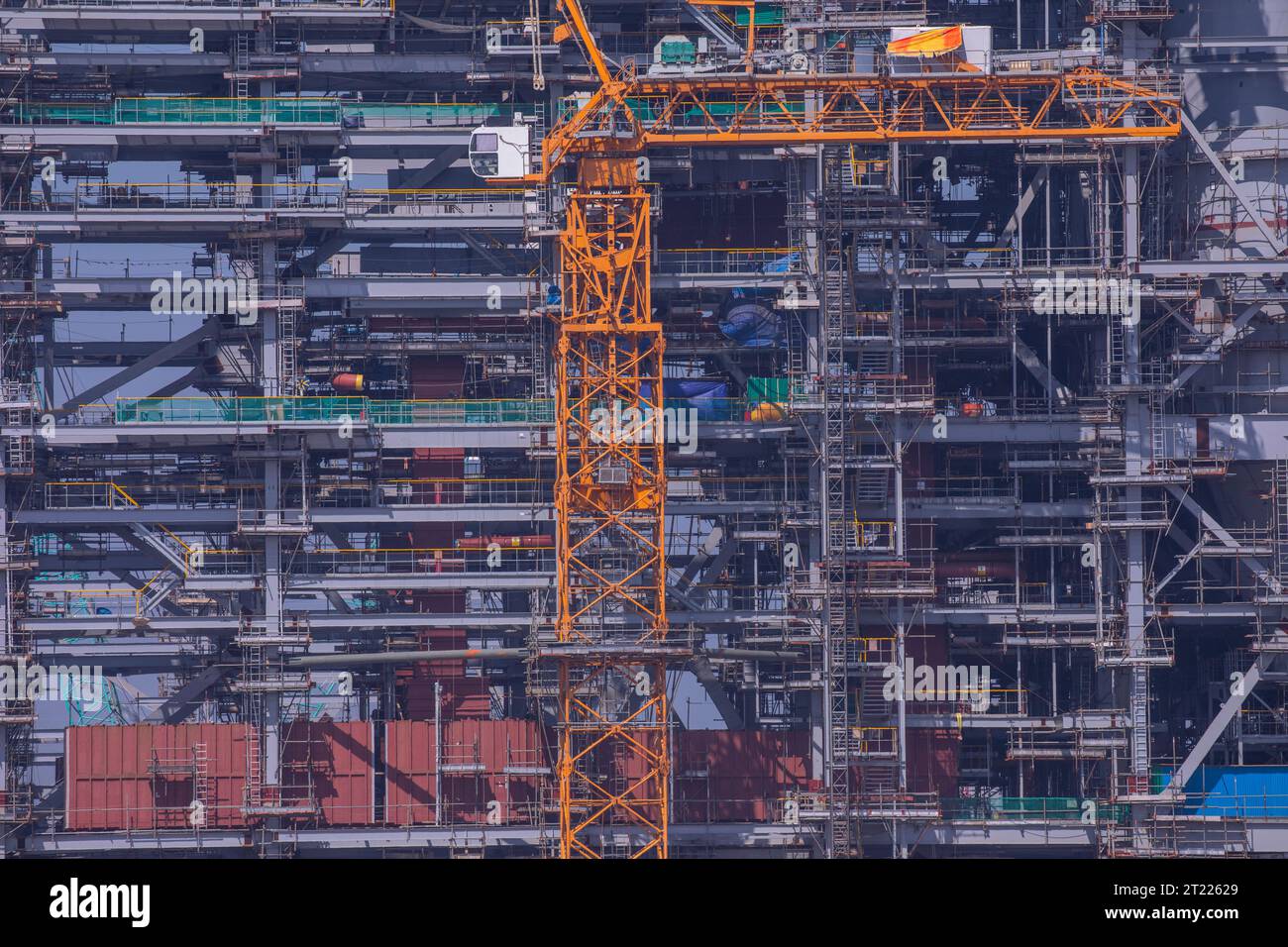 La centrale elettrica di Matarbari è una centrale elettrica a carbone da 1.200 megawatt (2x600) in costruzione a Maheshkhali Upazila del distretto di Cox Bazar in so Foto Stock