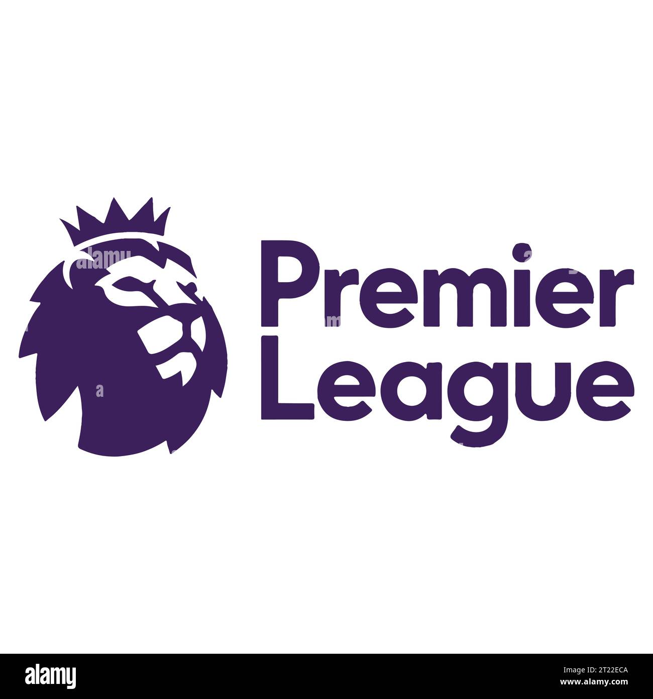 Logo colorato Premier League sistema di campionato di calcio professionistico inglese, illustrazione vettoriale immagine astratta Illustrazione Vettoriale