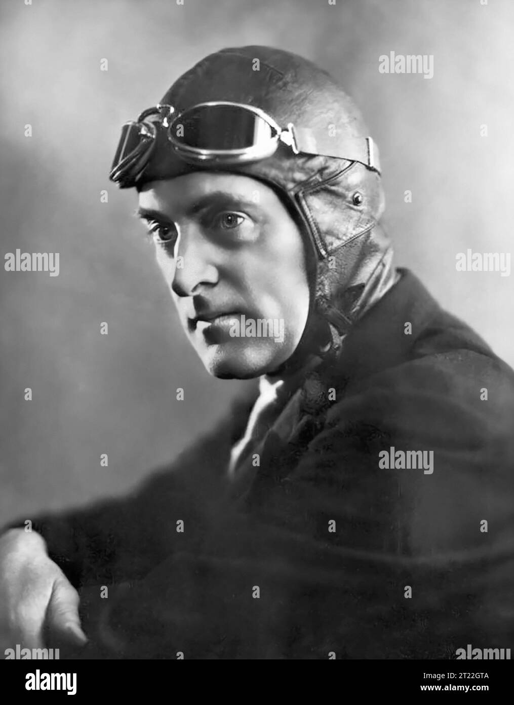 Malcolm Campbell. Ritratto del pilota britannico, maggiore Sir Malcolm Campbell (1885-1948), c. 1935 Foto Stock