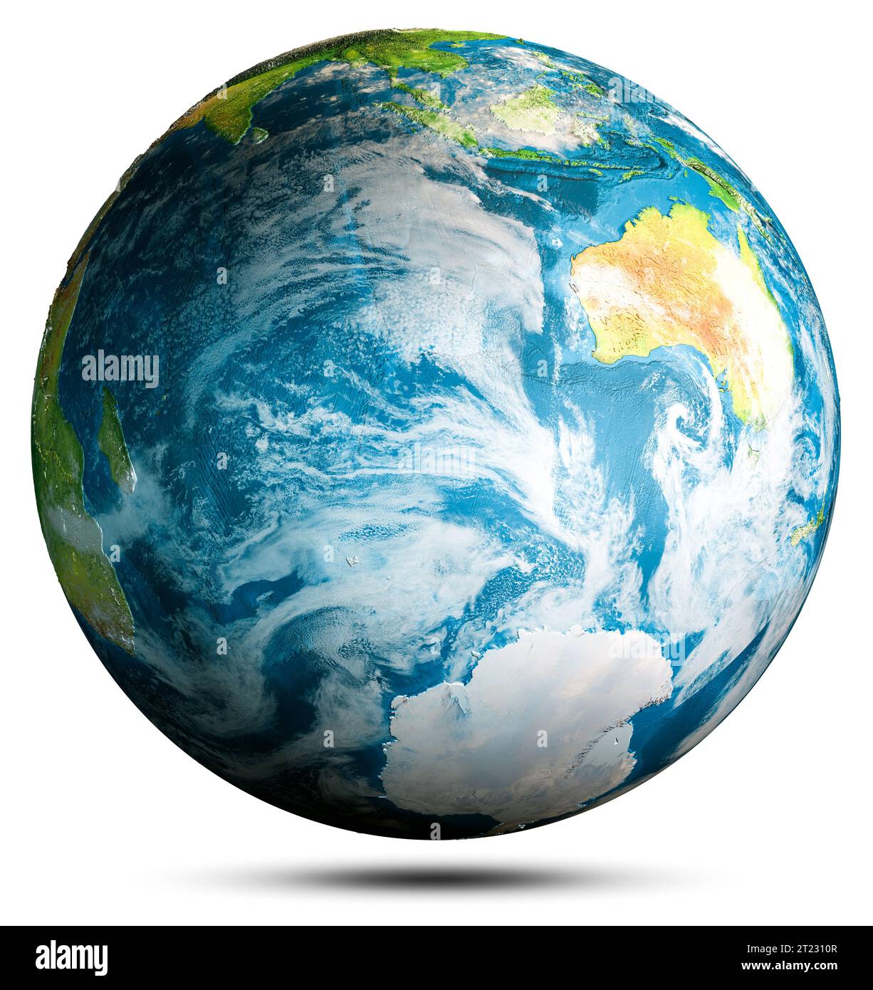 Mappa del mondo. Elementi di questa immagine forniti dalla NASA. rendering 3d Foto Stock
