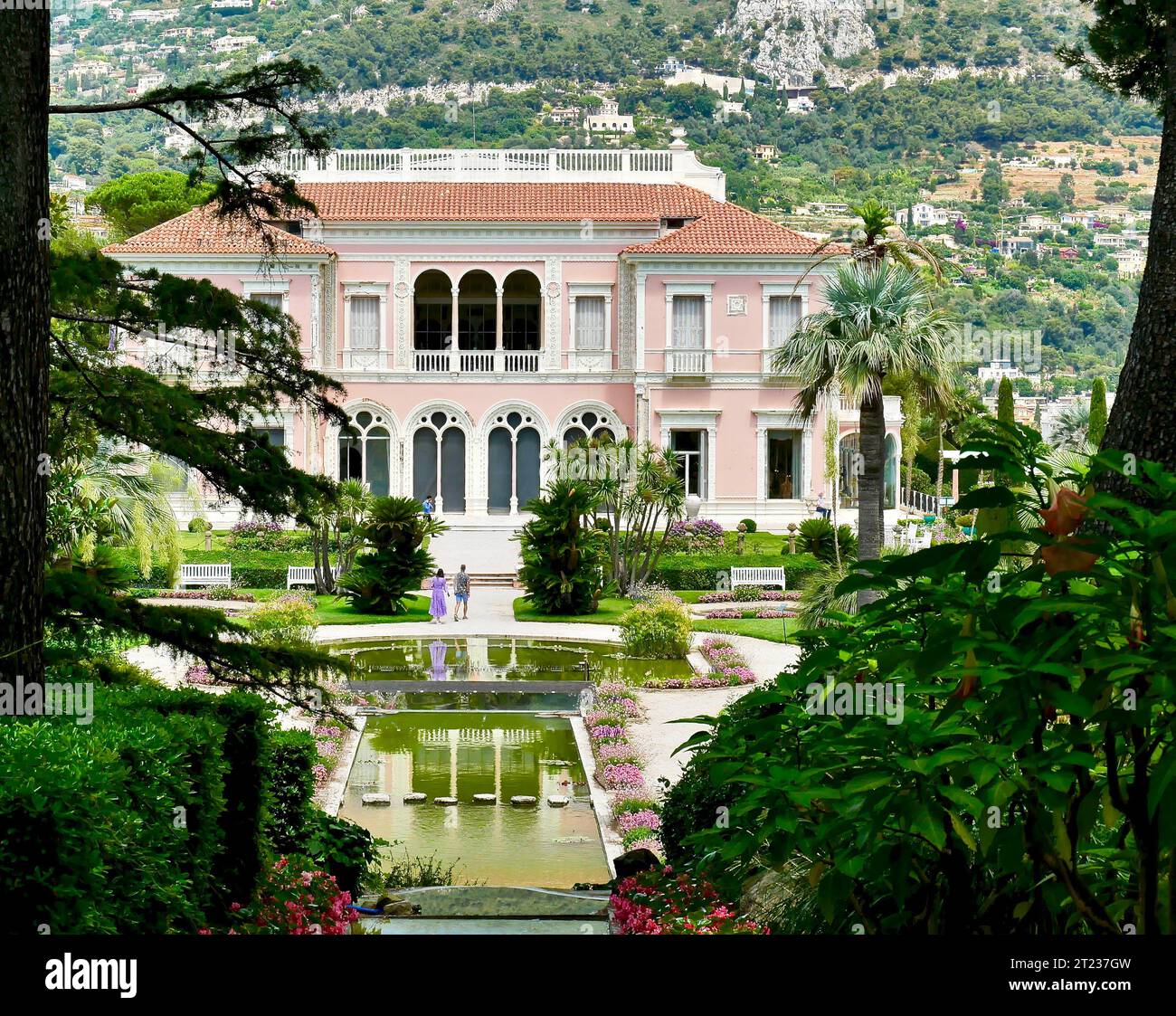 Villa Ephrussi de Rothschild, Cap Ferrat, Provenza, Francia Foto Stock
